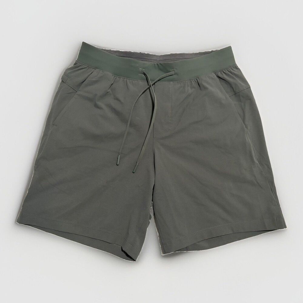 Lululemon Zeroed In Linerless Shorts Mens S Sassy Sage 7” Gym Training Running